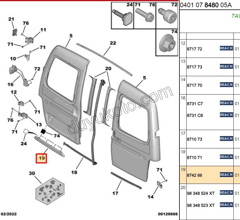 PLAKA LAMBA UNITESI PRT1 PRT2 2P