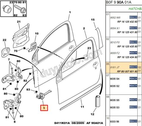 Ön Kapı Gergisi P107