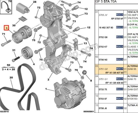 KUTUK RULMAN ALTER P4007 DW12
