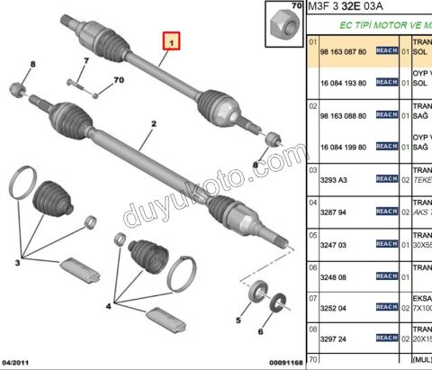 Aks Mili Sol P301 EC MA CAP72MM