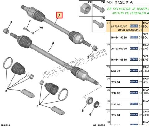 Aks Mili Sol P301 EB2 1.2 ENO