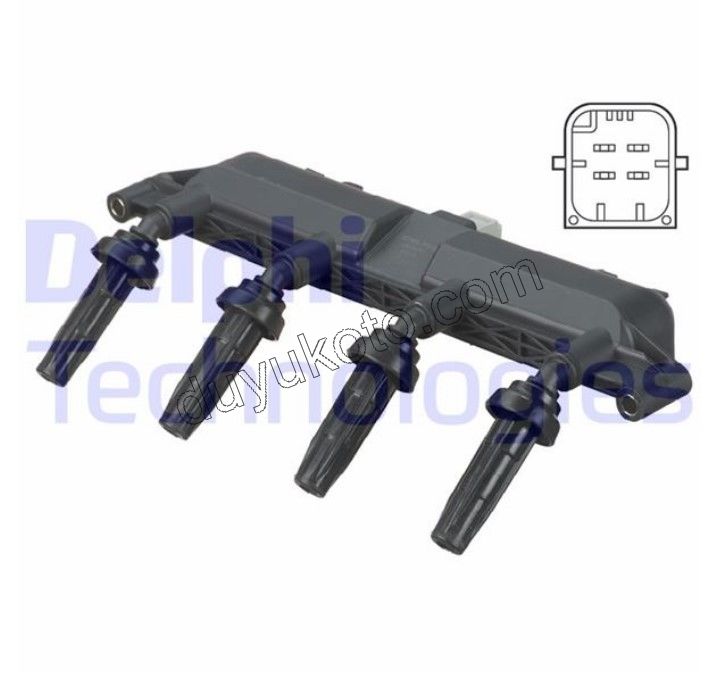 Ateşleme Bobini TU3JP TU5JP L4 GRI SOKET